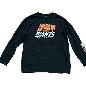 Genuine Merchandise SF GIANTS black long sleeve tee 2XL like new